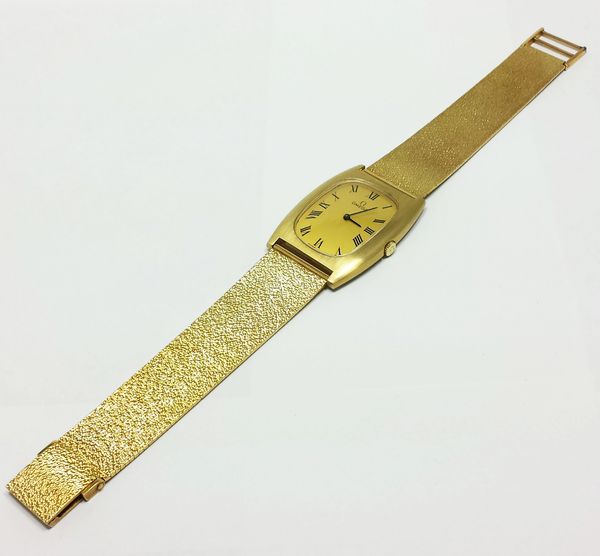 Offered for sale is this glamourous Vintage Omega 14K Yellow Gold