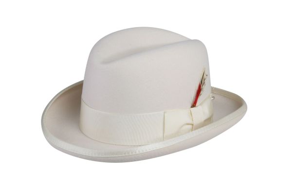 Deluxe Homburg in Ivory #NHT25-71