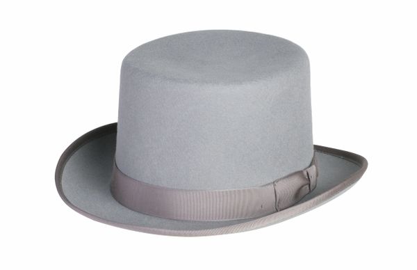 Classic Top Hat In Grey #NHT01-02