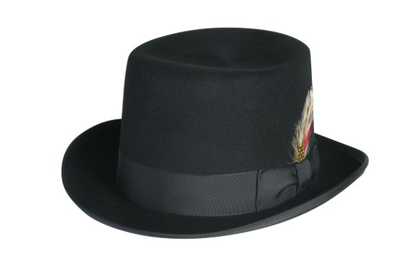 Victorian Squire Tall Top Hat in Pecan #NHT24-15N