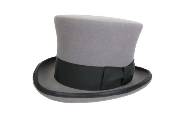 Victorian Squire Tall Top Hat in Black #NHT24-01