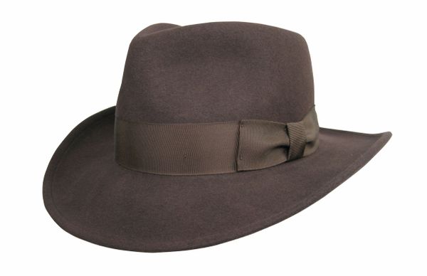 Boy's Basic Raider Fedora Hat in Brown #NHT138-99