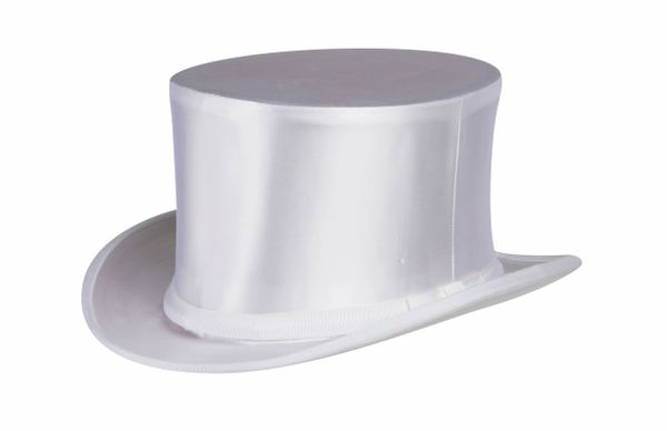 Black satin hot sale top hat