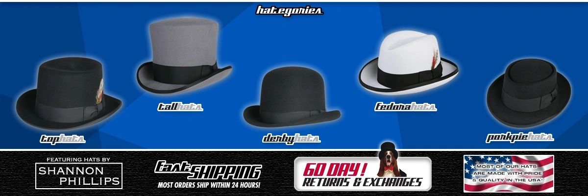 Nethats, Hats, Men's Hats, Top Hats, Derby Hats, Fedora Hats