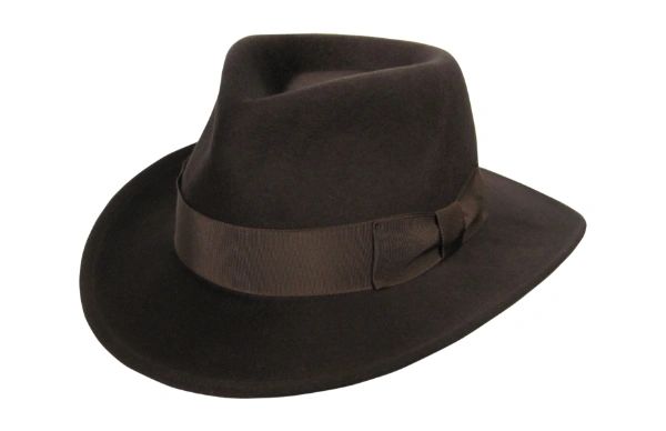 Deluxe Harrison Raider Fedora Hat in Fall Brown #NHT38-99