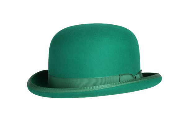 Classic Derby Hat in Kelly Green #NHT03-22