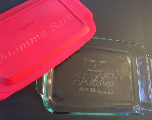 Personalized Casserole Baking Dish, Custom Glass Food Container Engraved  Wedding Gift Birthday Gift For Mom Baking Mothers Day Gift For Mom