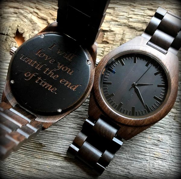 Mens watches that can be engraved sale