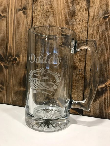 Engraved Godparent 500ml Beer Stein Mug