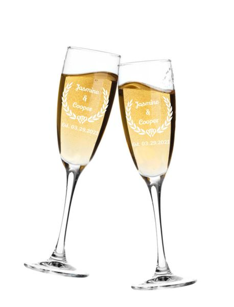 Custom Champagne Flute - Personalized Champagne Glass, Custom Text or  Artwork, Wedding Gifts, Anniversary Champagne Glasses, Design: CUSTOM