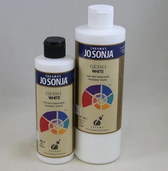Jo Sonja White Gesso 16 Ounce MDI Woodcarvers Supply