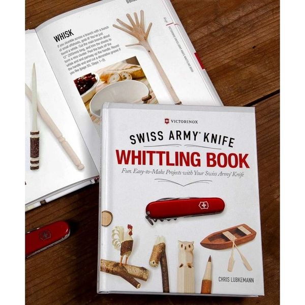 69-909-8 Swiss Army Knife Whittling Book Hard Cover Gift Edition 69-909-8HC