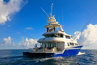 ultimate fishing platform, the ultimate lady heads out for another days fishing.