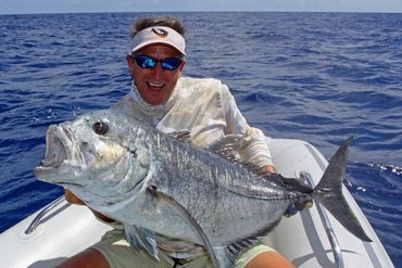 Bill Boyce with a nice Giant trivially caught while popper fishing
GT heaven