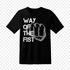 WAY OF THE FIST - FIST - TEXT - TSHIRT - BLACK - WHITE - GRAY 