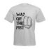 WAY OF THE FIST - FIST - TEXT - TSHIRT - GRAY - BLACK - GRAY 