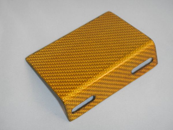 Colored Under Mount Carbon Fiber Composite Bracket - Gold