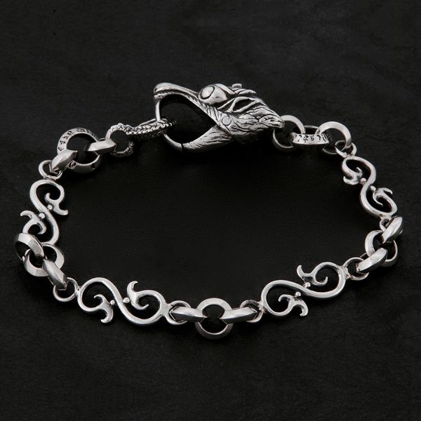 Geo-016 - Sterling Silver Bracelet | Griffin Wings