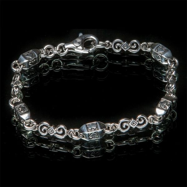 19. Ace of Spades - Sterling Silver Bracelet