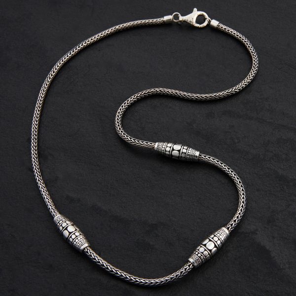 02. Geo-002 - Sterling Silver Necklace