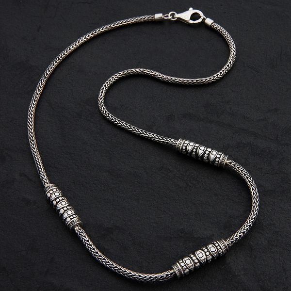 01. Geo-001 - Sterling Silver Necklace