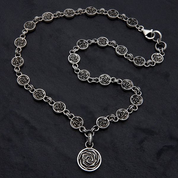 20. Rose - Sterling Silver Necklace