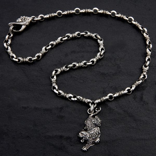 29. Tiger - Sterling Silver Necklace