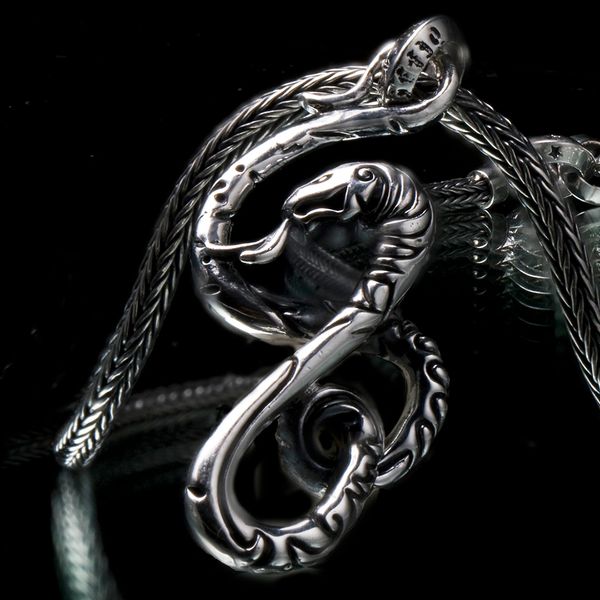 34. Snake - Sterling Silver Pendant