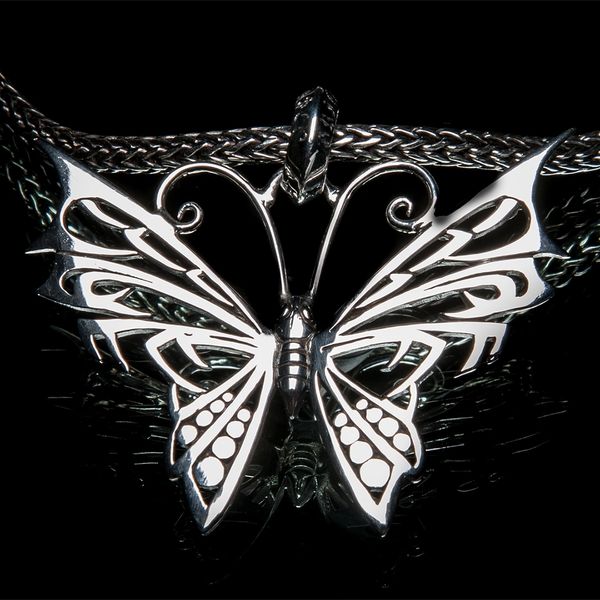 35. Butterfly - Sterling Silver Pendant