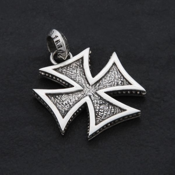 71. Maltese Cross - Sterling Silver Pendant