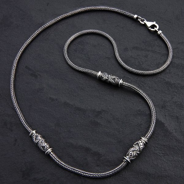 03. Geo-003 - Sterling Silver Necklace