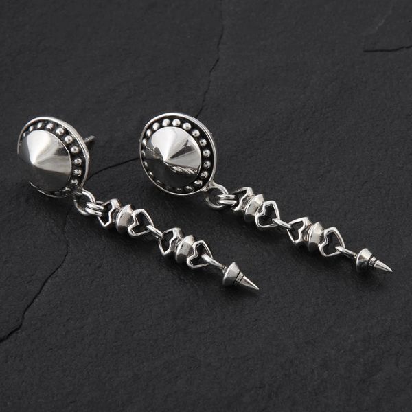 11. Geo-011 - Sterling Silver Post Earrings