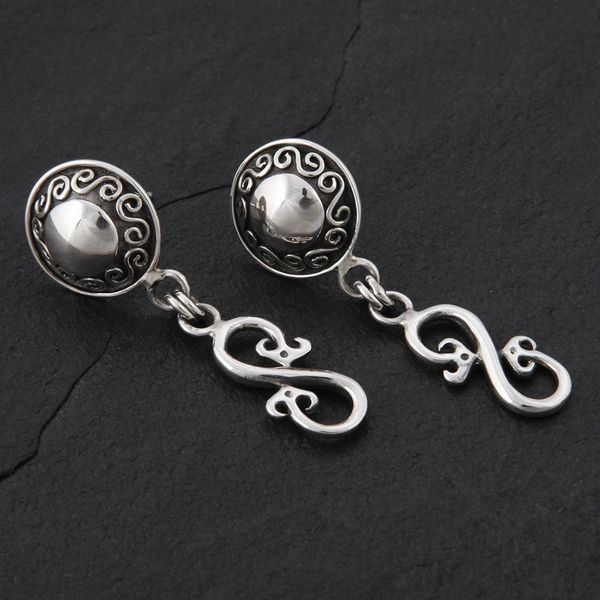 15. Geo-015 - Sterling Silver Post Earrings