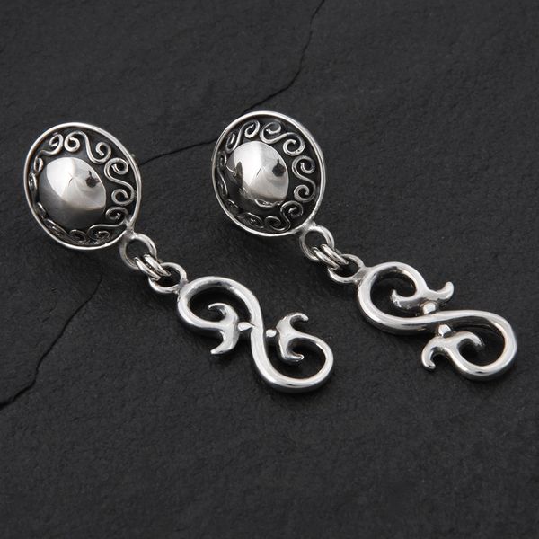 16. Geo-016 - Sterling Silver Post Earrings