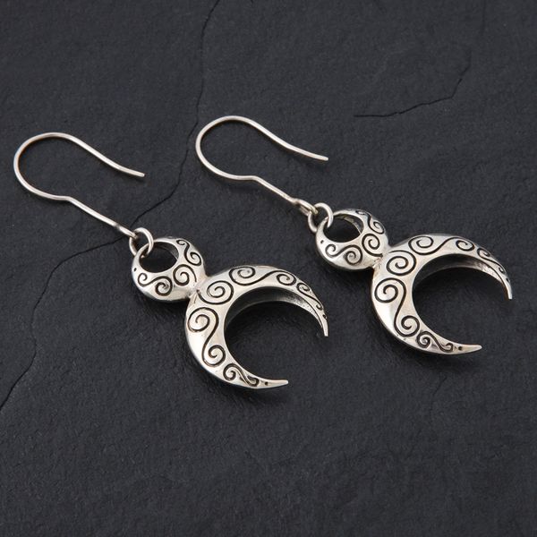 26. Goddess - Sterling Silver Drop Earrings