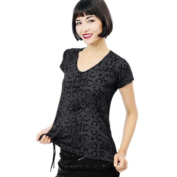 Destiny Top Short Sleeves - Black Dragon