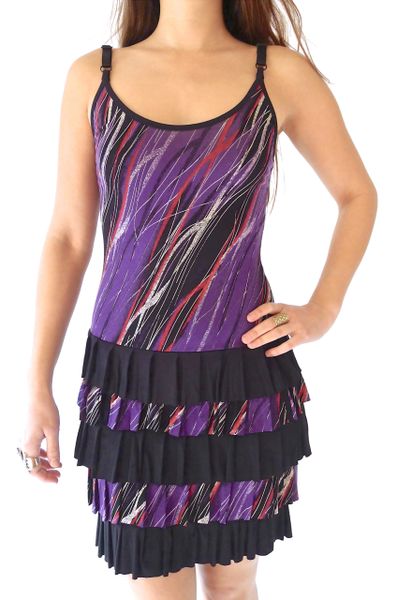 Dress 08 - Purple Rain Ruffle Dress