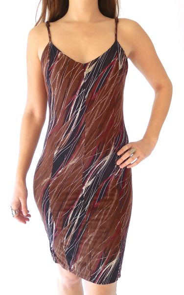 Dress 11 - Forest Rain Spaghetti-Strap Mini Dress