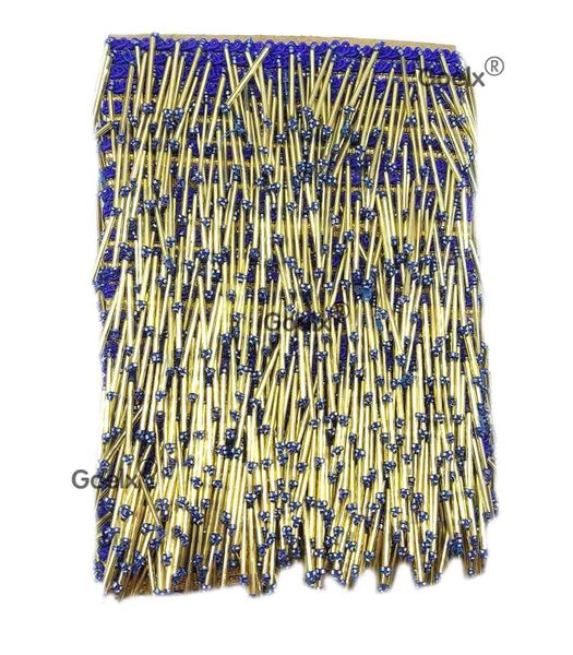 Goelx 9 5 Mtr Golden Latkan Hanging Tassel Lace For Dresses