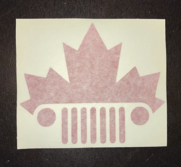 Canada Jeep Show Decal