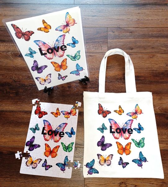 Fly High Butterfly Puzzle/Storage bag