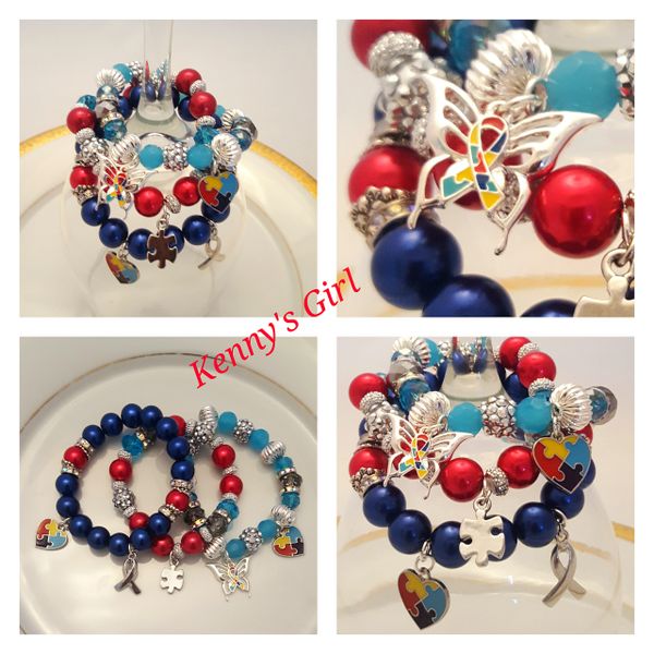 Autism Awarness Stretch Bracelets