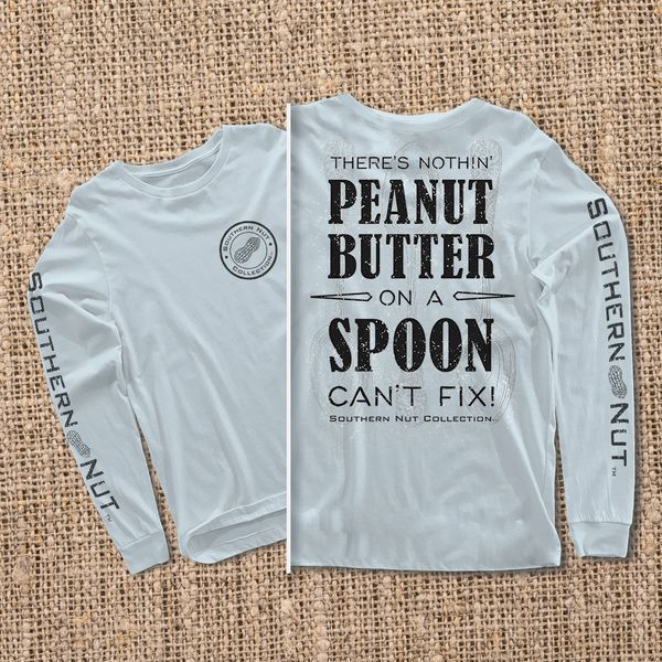 Peanut Butter On a Spoon - Chambray - Long Sleeve