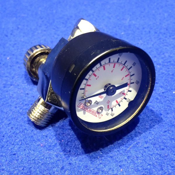 DeVilbiss Spray Gun Regulator & Gauge (HAV-501-B) - Precision Air Control For Painting