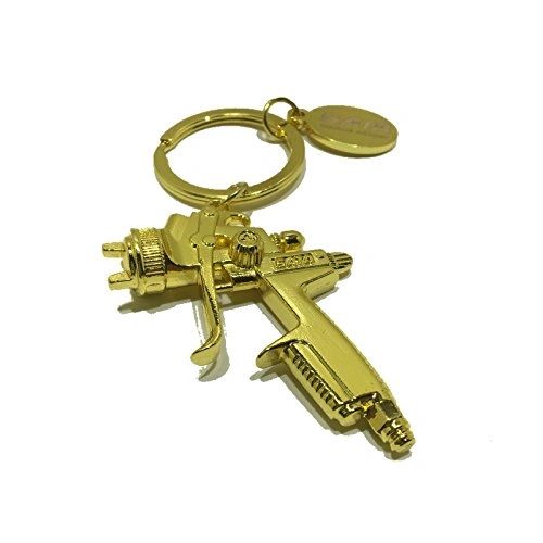 SATA jet Spray Gun Keychain Keyring Gold (Collectors Item)