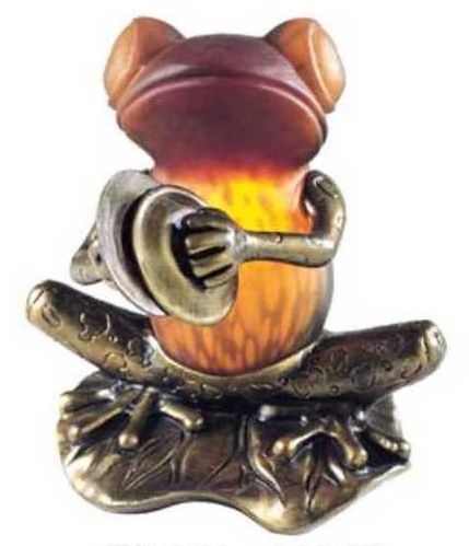 GH8084-6.75" Frog with Cymbals Lamp
