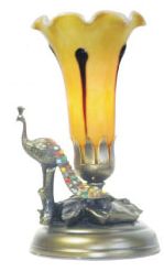 GTS501-9"H Peacock Lamp