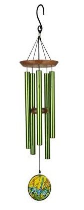 WCL61012-C&F 28" DRAGONFLY WIND CHIME WITH SUN CATCHER