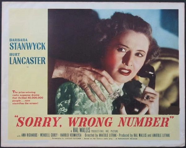 SORRY WRONG NUMBER (1948)