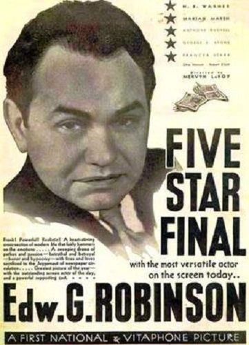 FIVE STAR FINAL (1931)
